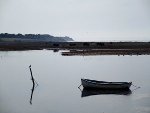 En jolle i havet på Gendarmstien