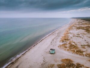 Ved stranden på Nordkyststien